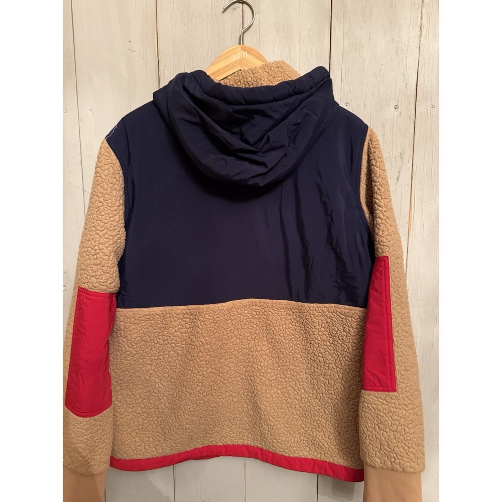 POLO RALPH LAUREN Mens 1/2 Zip ColorBlock Hybrid Hi Pile Fleece Pullover Sz M - Picture 11 of 13